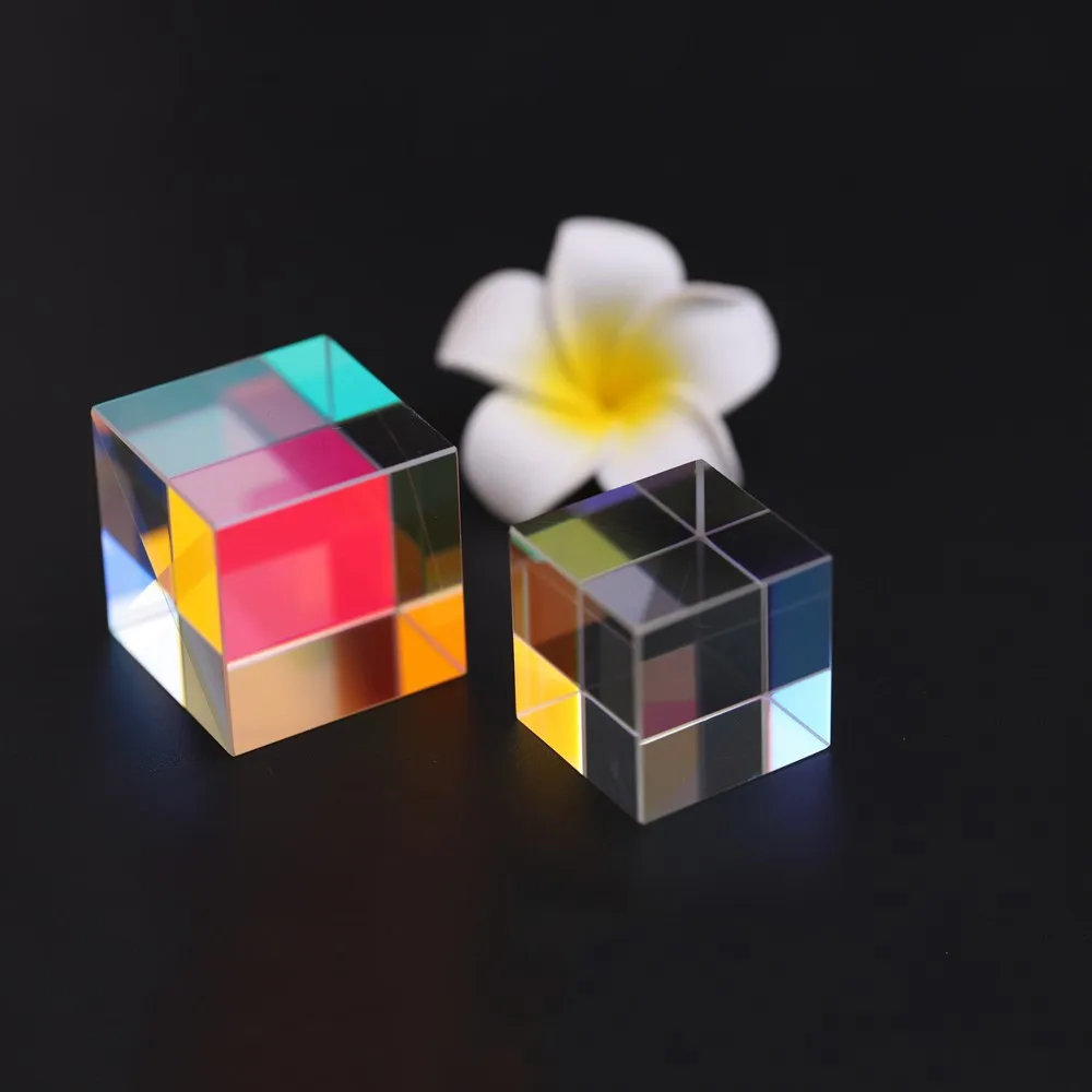 大尺寸 30 x 30毫米彩色棱镜,礼品用 x-cube 棱镜