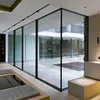 cost of living room glass partition for office wall design