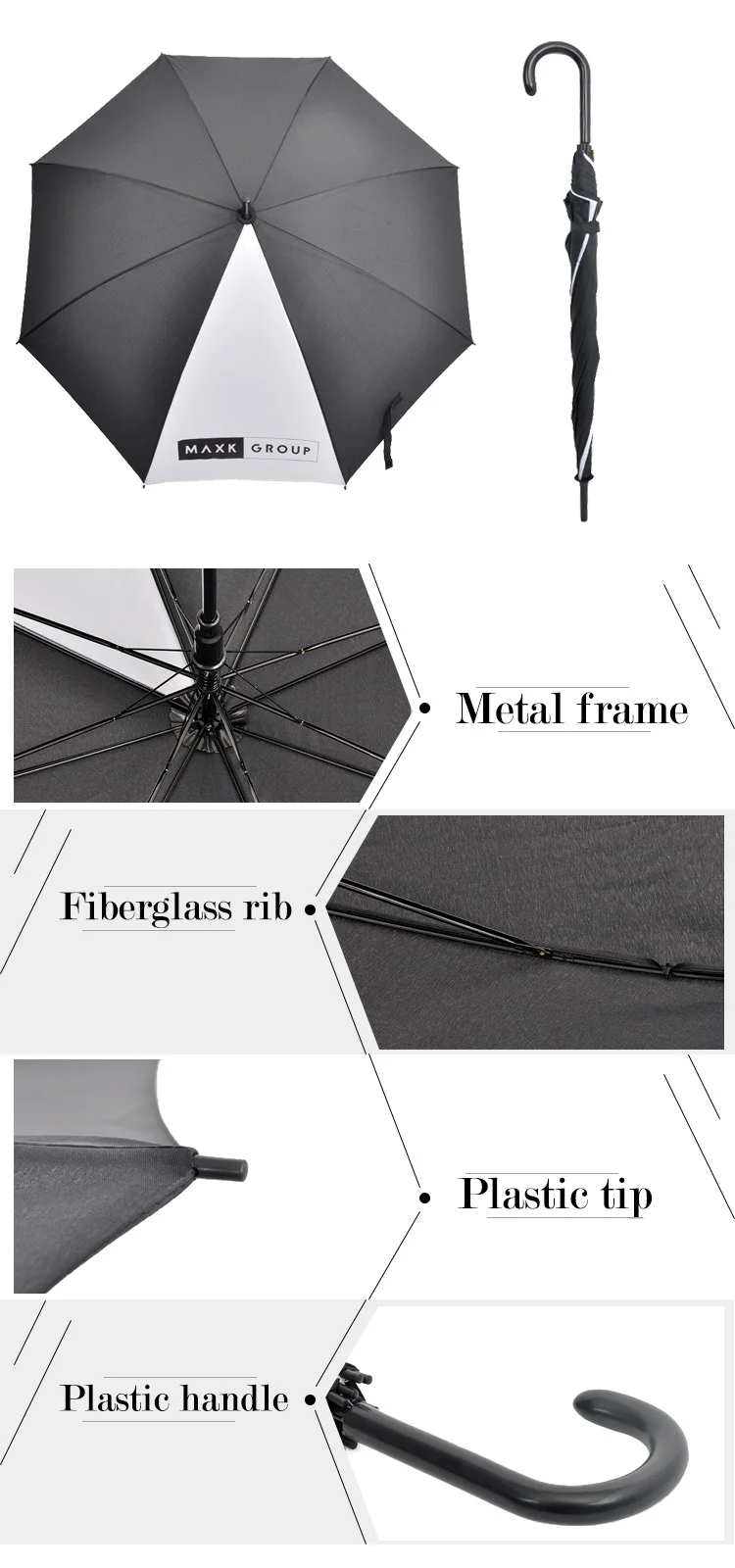 S23-03custom printed promotion umbrellas with logo prints