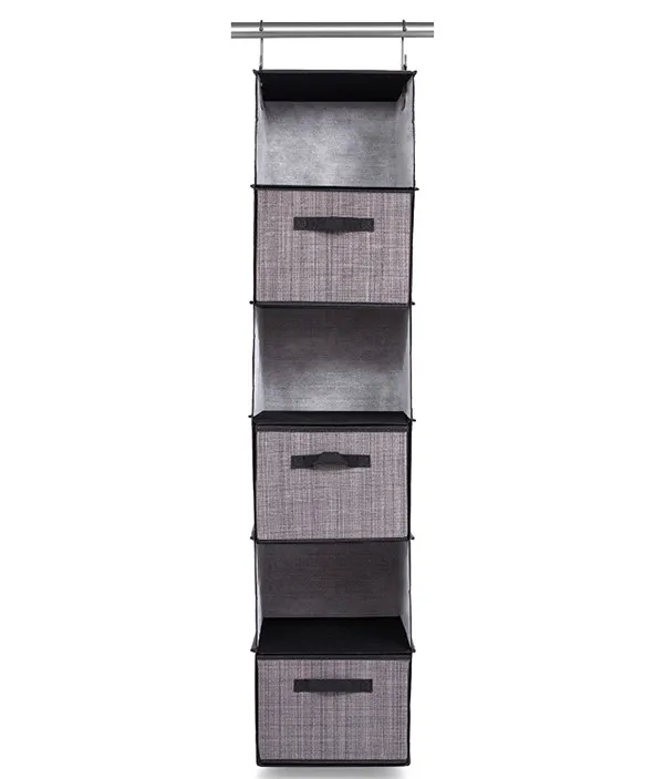 Organizador colgante de 6 estanterias para armarios