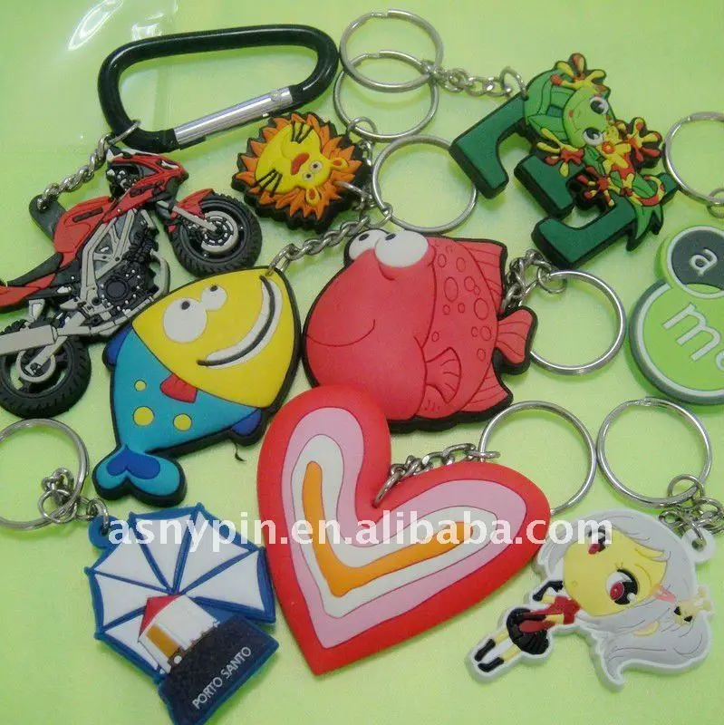Gas Can Bottle Shaped Plastic Key Tags/ Oil Drum Customized Key Chain