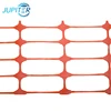 Orange plastic security net temporary construction safety fence