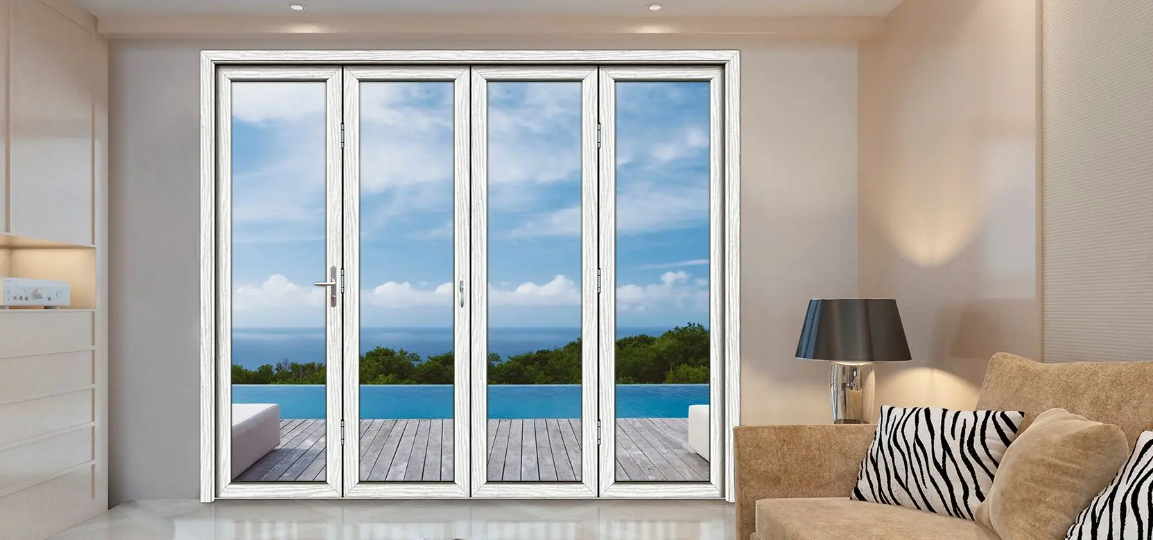 Luxury Aluminum Folding Glass Doors Internal Soundproof Hinge Adjusting Upvc Window Hinges