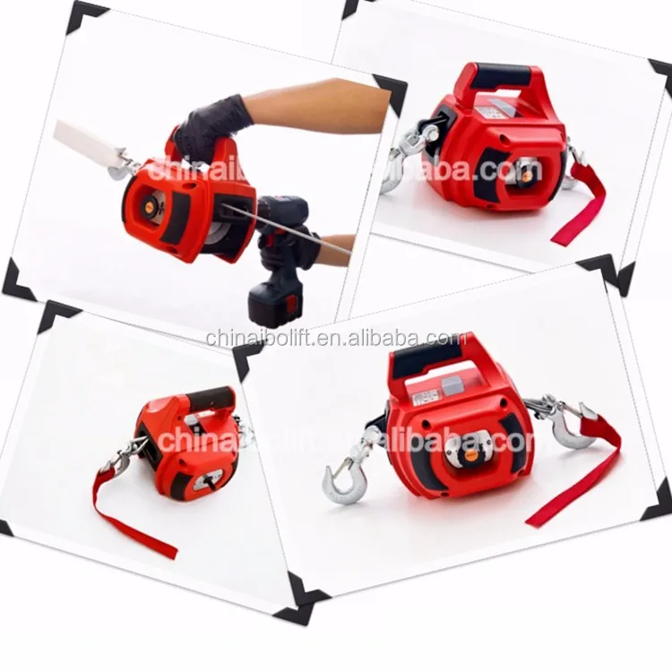 Aibolift Portable Winch Drill Powered Buy Portable Capstan Winch