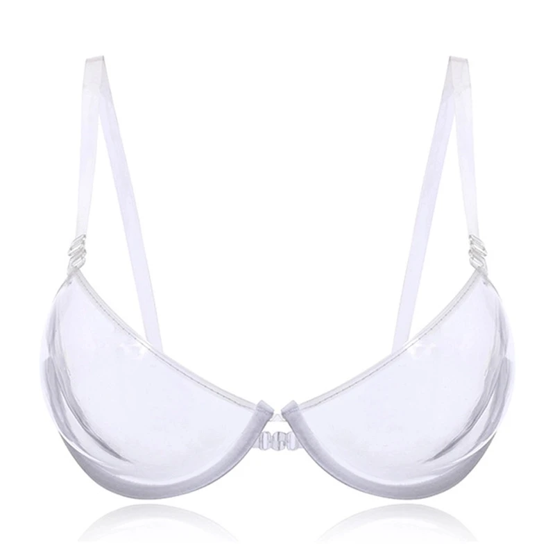 Fashion Transparent Clear Push Up Bra Strap Invisible Bras Women Underwire GN