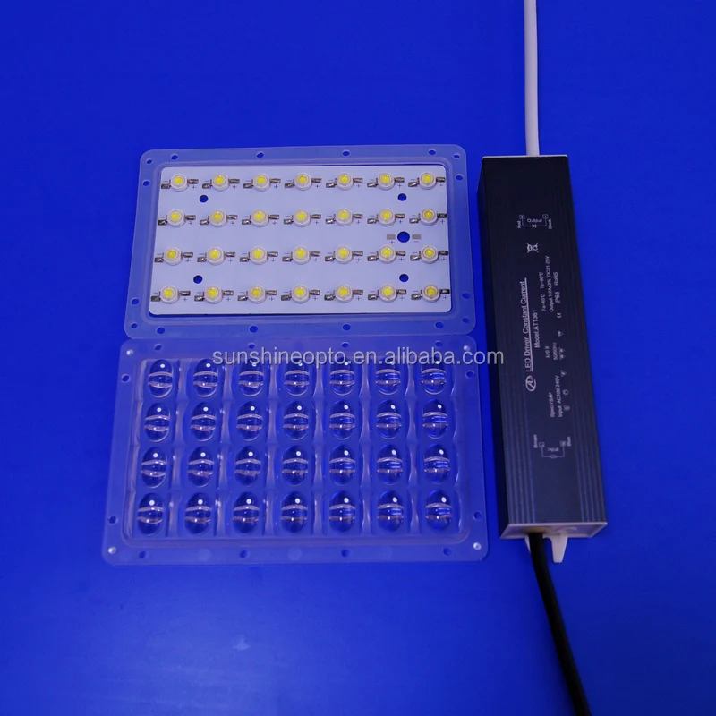 4x7 Array LED Lens for Outdoor Street Lights - 2-Year Warranty