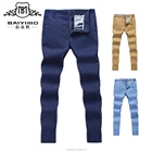 New Style Casual Custom Trousers Cotton Chino Pants For Men