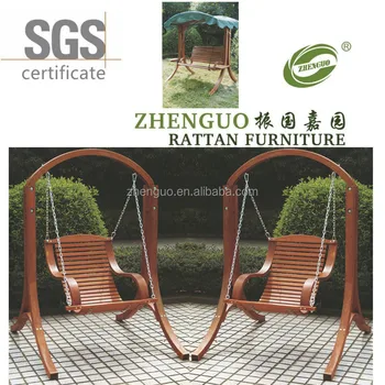 Modern Comfortable Single Seat Wooden Outdoor Swing Chair Buy Swing Chair Wooden Swing Outdoor Swing Product On Alibaba Com