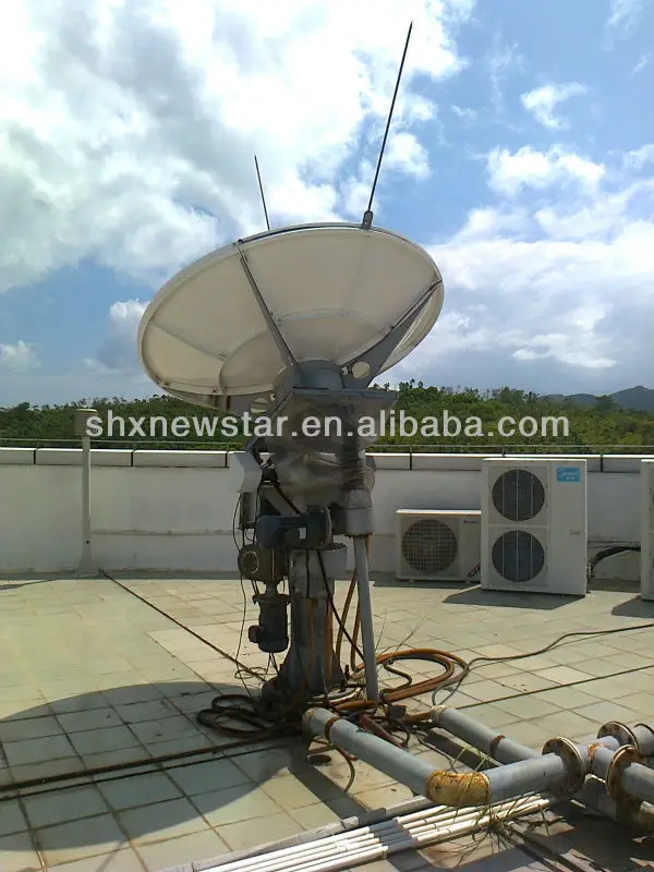 2.4m Motorized Satellite Uplink Antenna - Buy Satellite Uplink Antenna