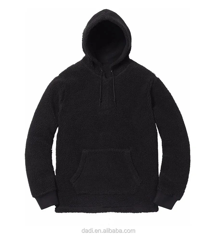 blank sherpa pullover