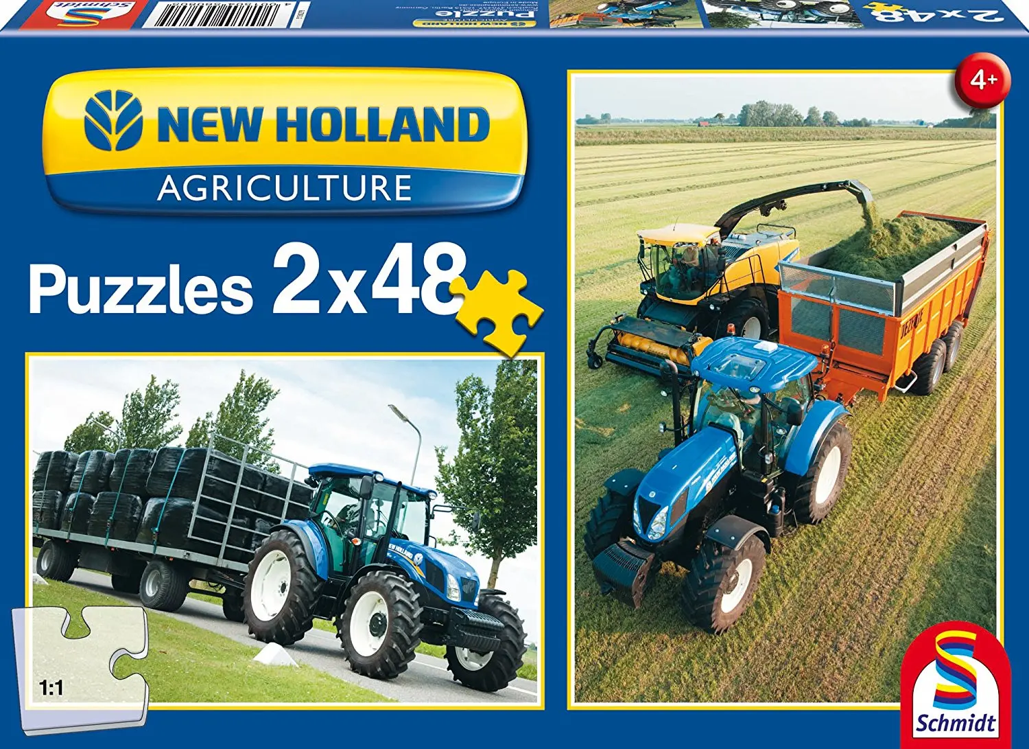 Get Quotations · SCHMIDT Puzzles New Holland Tractors Puzzle (48-Piece)
