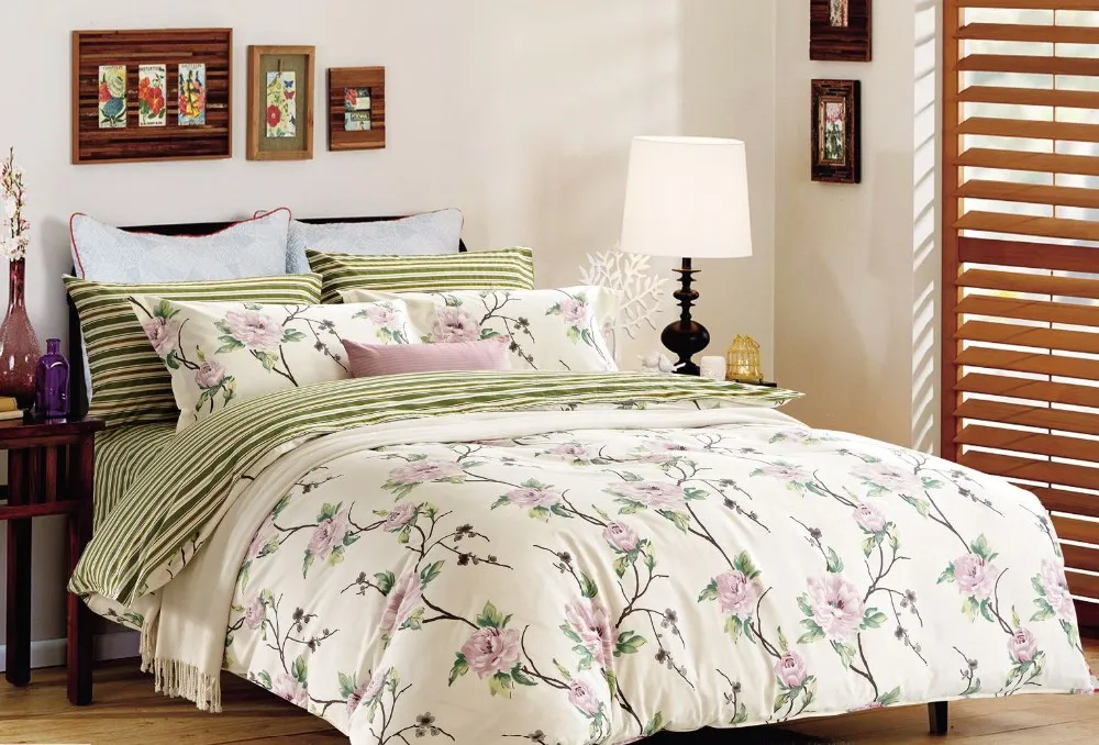 Custom Printed Bedsheet Cotton Bed Cover Made In China Buy Cotton Bed