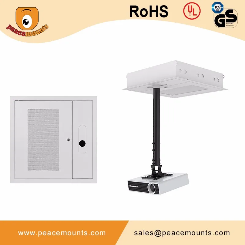 Extension Arm Security Retractable Projector Ceiling Mount Locking