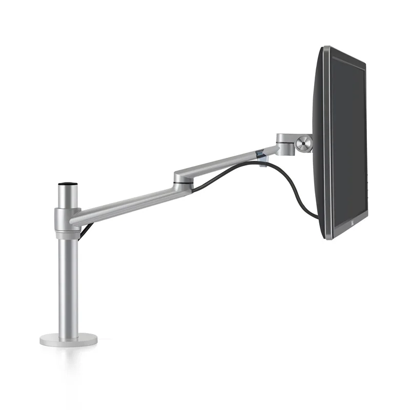 Upergo Monitor Arm Desk Mount Full Motion Single Pole Mount For 17