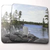 Factory OEM sublimation MDF promotional cork coaster for drink