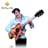 Showcase display jazz decoration polyresin musician Elvis Presley statue