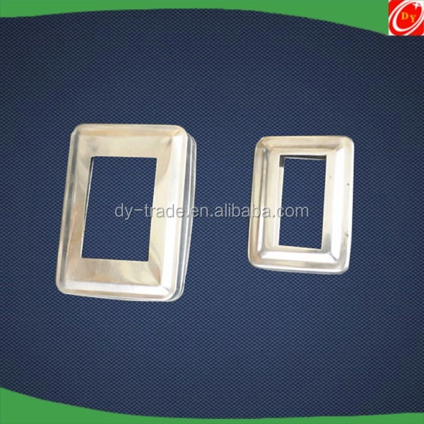 Square Accessories Stainless Steel Metal Decoration Cover