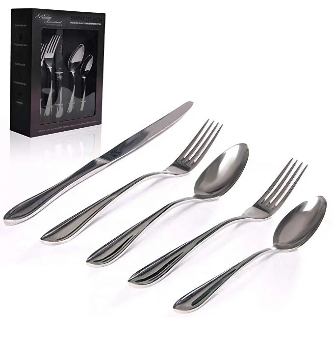 Highquality Hotel Cutlery 18/10 Stainless Steel Flatware Set For 4