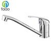 FAAO kitchen brass chrome hot and cold sink mixer taps