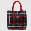 New arrival African Hawaiian India fashion ladies elegant handmade geometric acrylic beaded handbag