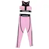 Women Pink Fitness Sets Tracksuit Gym Clothing