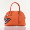 2019 new design shark Korean PU Leather Women Handbags Shell Shoulder Crossbody Bag