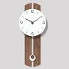 Forest series wooden grain swing clock acrylic wall clock