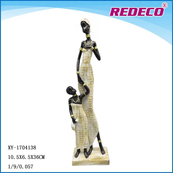 resin african statues