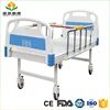 Adjustable ABS structure thick wall tube welded and having half a plastic table desktop nursing home care medical bed approval