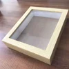 Wholesale customized handmade wood dolor 3d shadow box frame