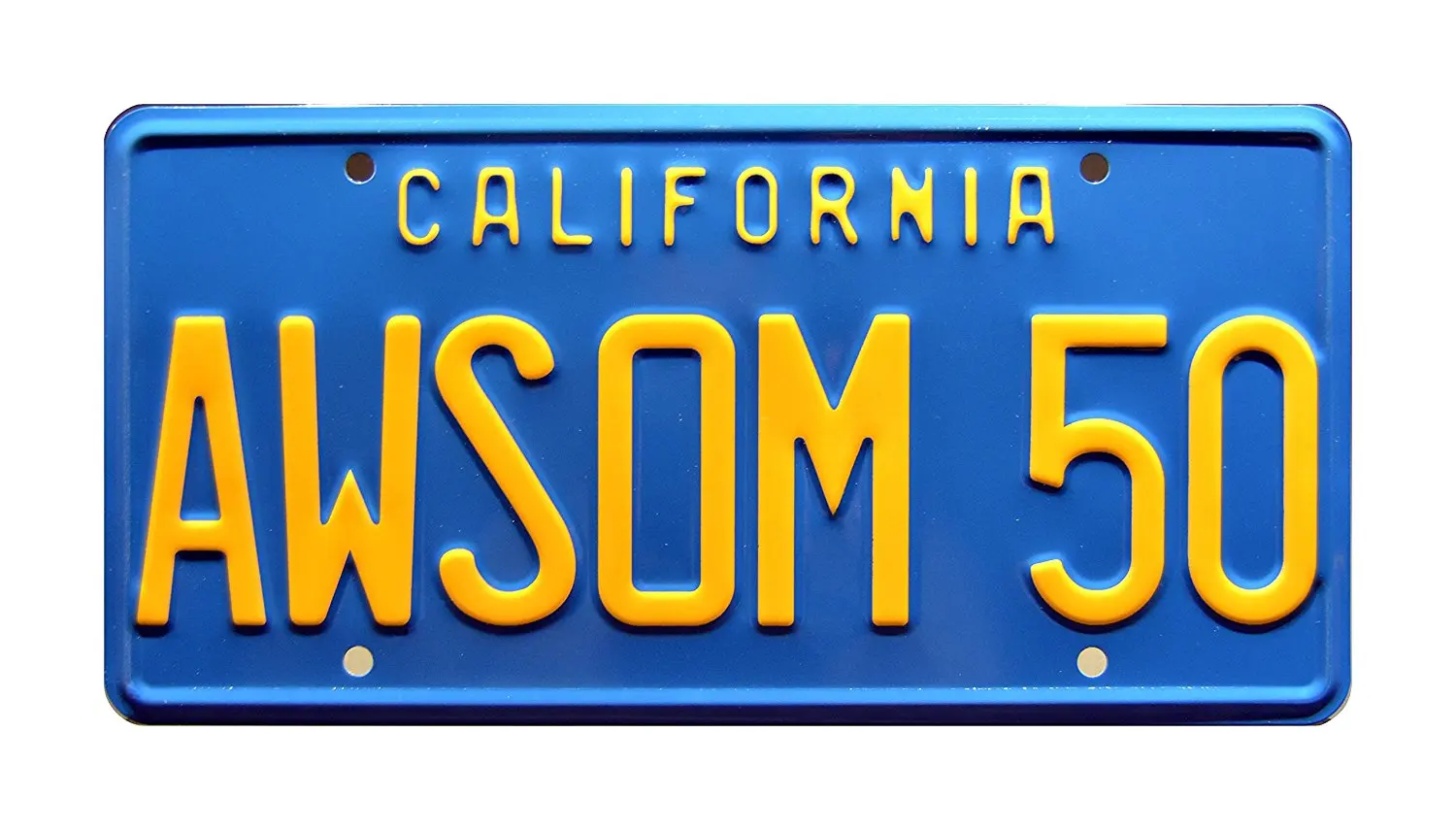 Buy Sylvester Stallone S Cobra 1950 Mercury Awsom 50metal Stamped Vanity Prop License Plate In Cheap Price On Alibaba Com