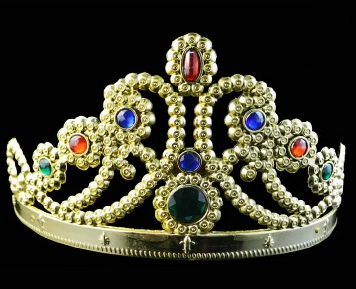 Fancy Club Party Queen Princess Crown Plastic Sequin Tiara Buy Custom