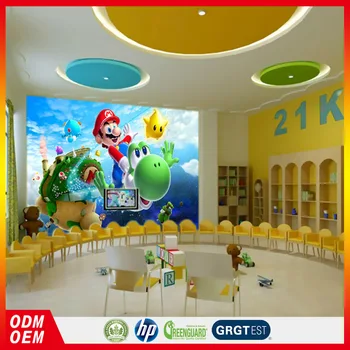 children 3d kids room decorative murals kindergarten wall design