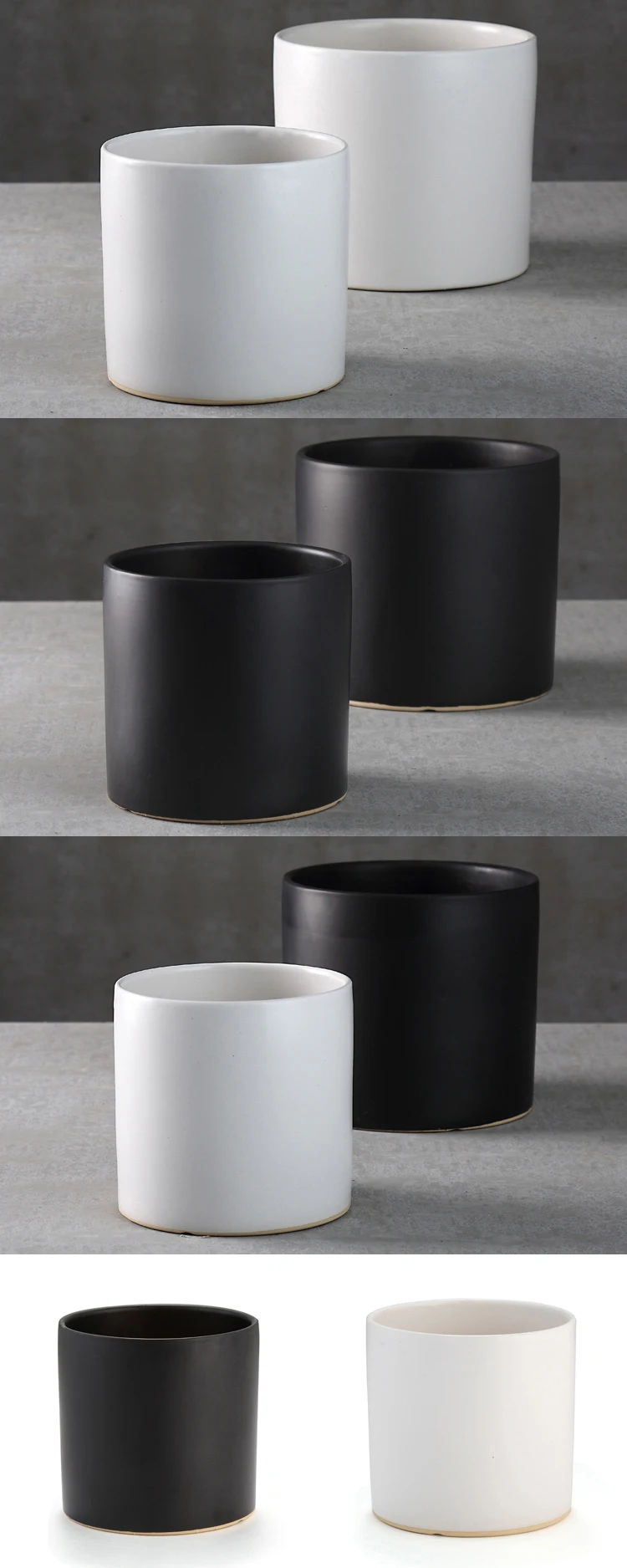 New Garden Decoration Glazed Black Ceramic Planter Buy Black Ceramic