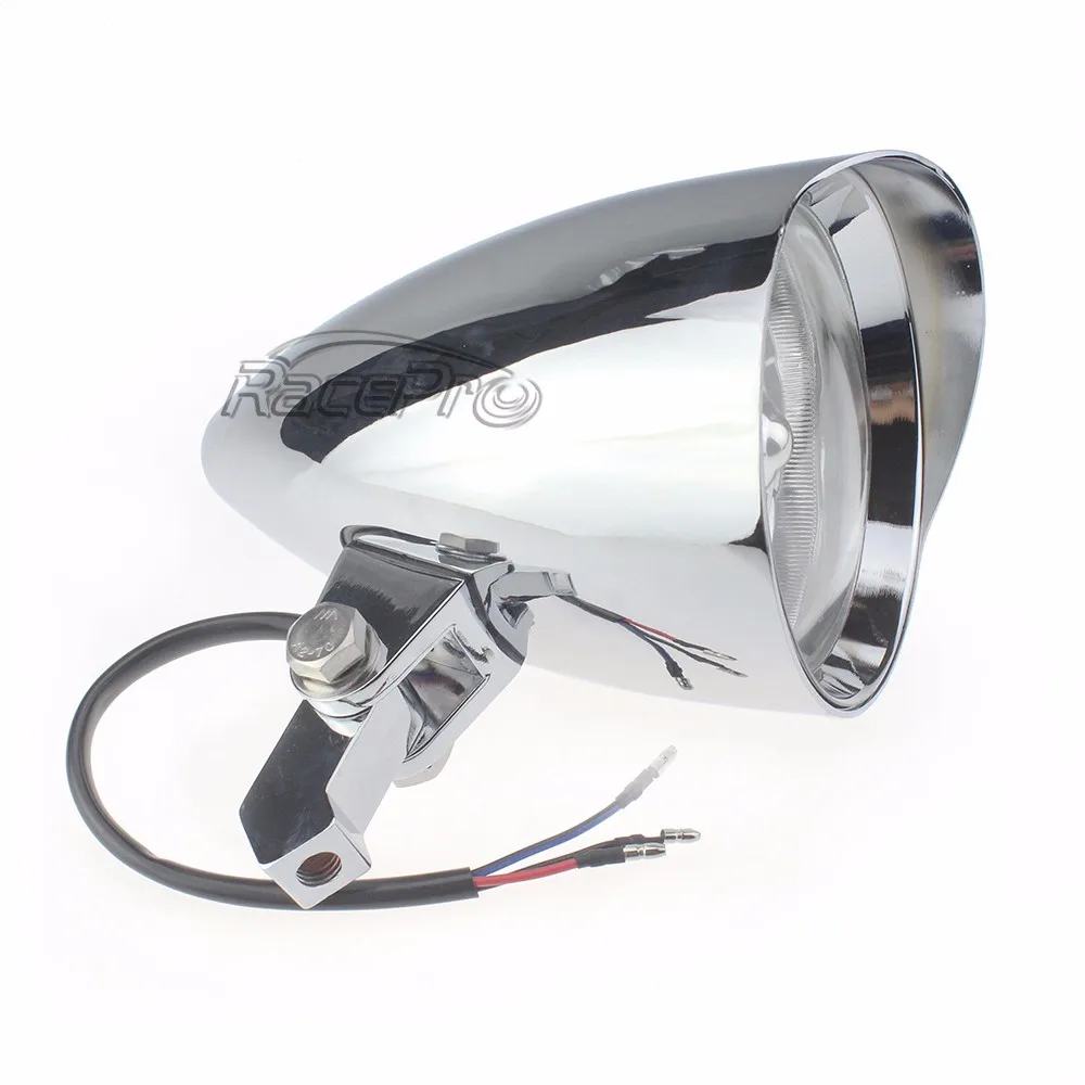 41/2" Aluminum Bullet Motorcycle Headlight For Harley Sportster Xl