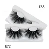 OEM customized 25mm real mink fur eyelashes creulty free vegan 27mm mink eye lashes private label 5D mink eye lashes
