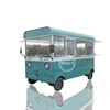 Green color 2.8m can be customized street mobile food trailer for ice cream vending introduction