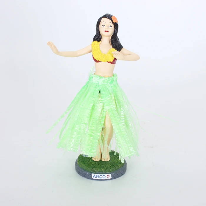 Polyresin Hula Girl Figurine Funny Hula 