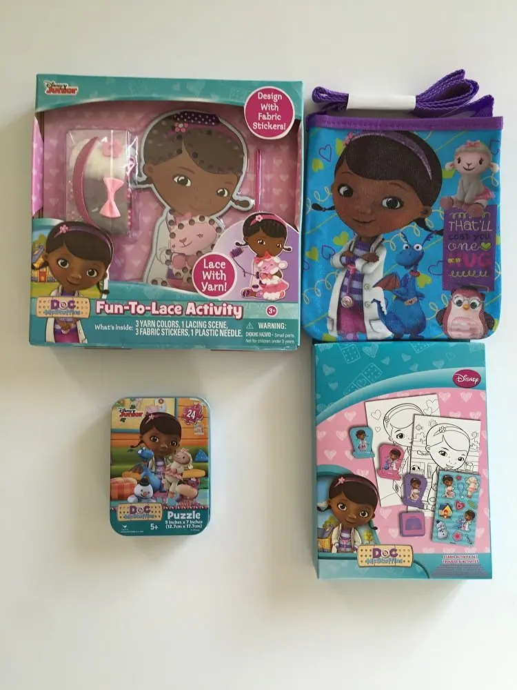 Doc McStuffins Gift Activity Set Coloring Book with Crayons and Locked Diary with Pen