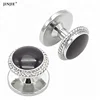 SC9002 Fashion Tuxedo Shirts Cuff Studs Sets And Black Enamel Cuff Studs For Men