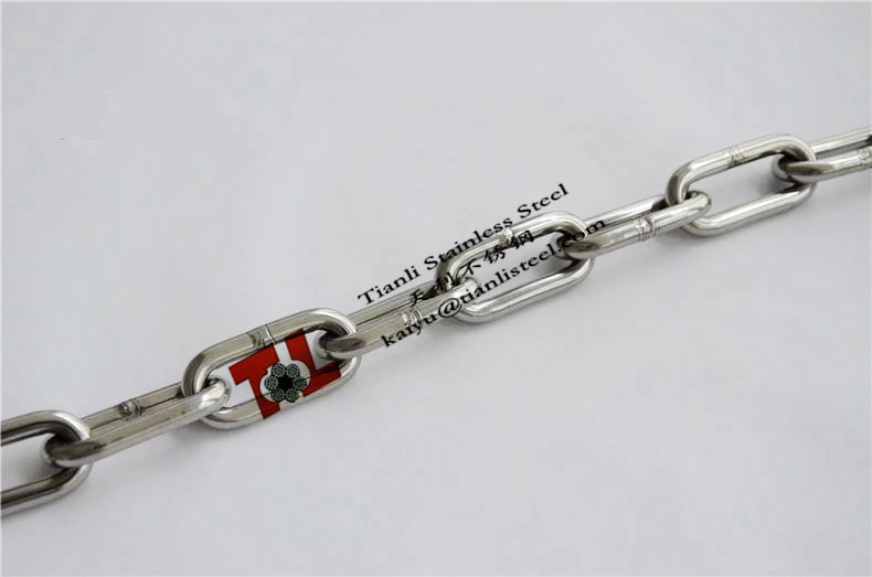 5/64 304 Stainless Steel Long Link Chain 3.28FT/1 meter 