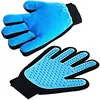 Pet Grooming De-Shedding Brush Glove Silicone Massage 5 Fingers Design Pet Grooming Gloves