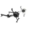 Foldable Air Rower Trainer Rowing Machine for Commercial and Home