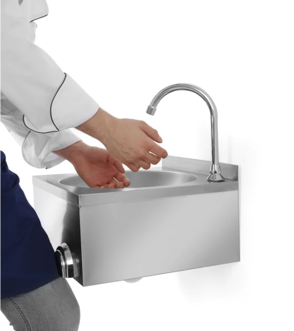 Stainless Steel Knee Operated Hand Washing Sink And Sink For Washing