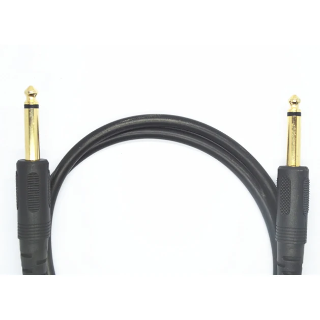 Male Right Angle 6.35mm Male To Male Microphone Guitar Cable Buy