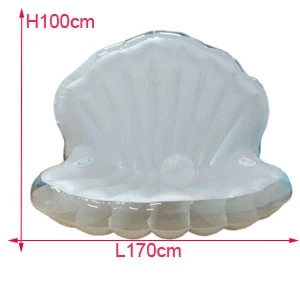 clam shell pool float