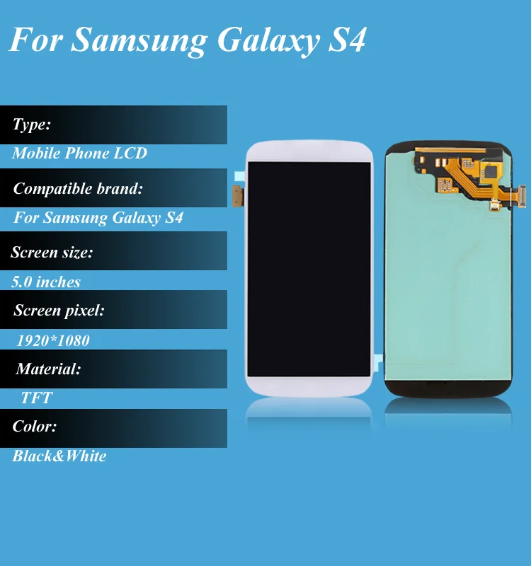 lcd with digitizer for samsung galaxy s4 i545 lcd with digitizer galaxy s4 screen size