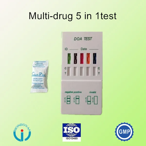 Rapid Urine Drug Test Panel/multi Doa Test( Mop/met/coc/thc/ket/mdma