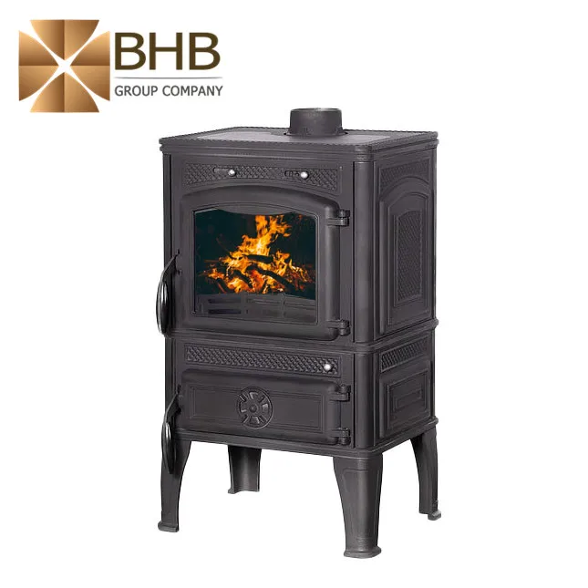 Bhb Matte Black Paint Cast Iron Wood Burning Stove Buy Wood