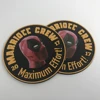Hot Sale Factory Directly Price Suede Felt Raised Logo Jeans Patch Custom Patch Sew on Patches Embossed Silicon Rubber Labels